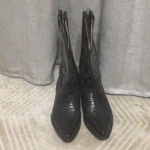 Men’s Snakeskin boots- Boa constrictor